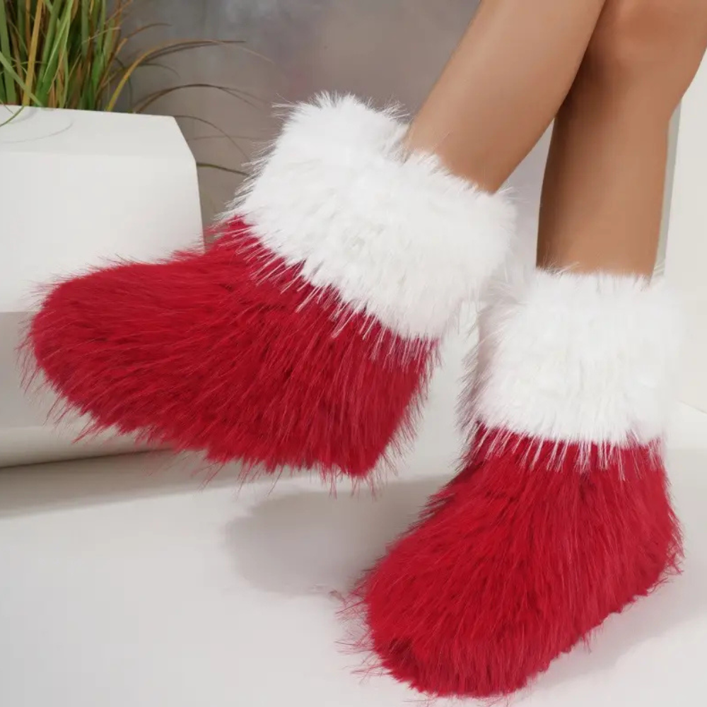 FAITH - Bottes Confortable de Noël pour Femmes
