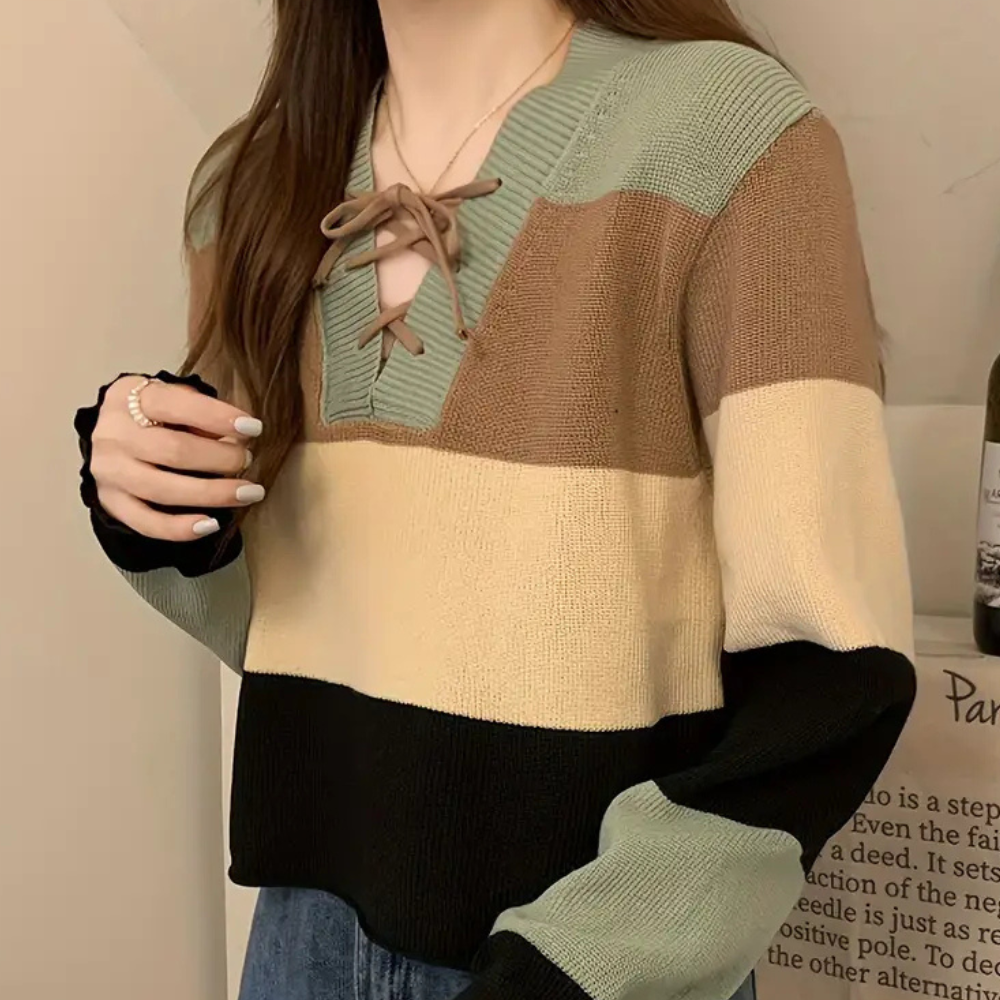 DAIANA - Pull Court tendance pour Femmes