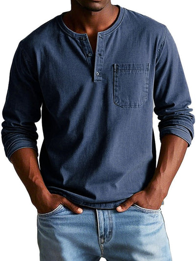 T-shirt boutonné