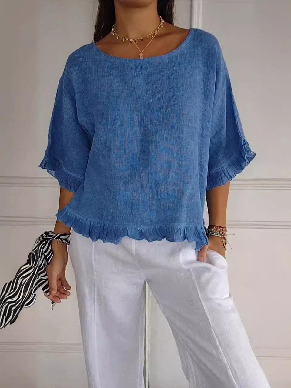 Mireille™ | Blouse décontractée élégante