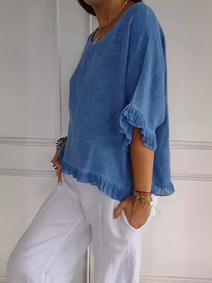 Mireille™ | Blouse décontractée élégante