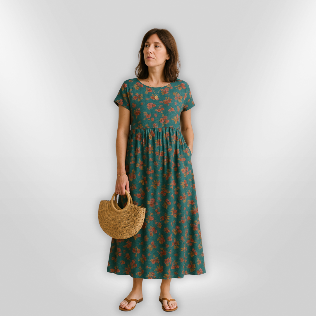 MARGOT | Robe Midi Fleurie
