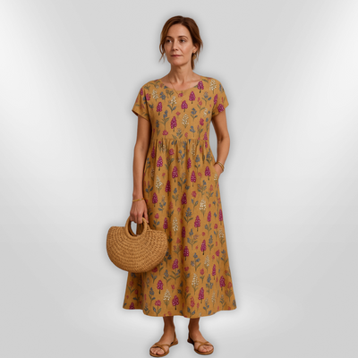 MARGOT | Robe Midi Fleurie