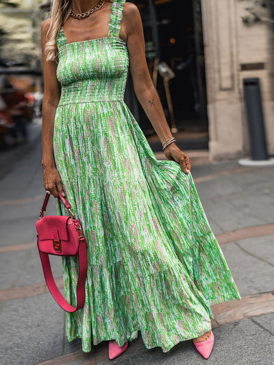 Noémie - Robe D'Été Sans Manches Smockée Pour Femme