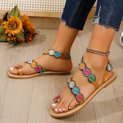 Stella - Sandales élégantes et confortables à semelle plate pour femmes