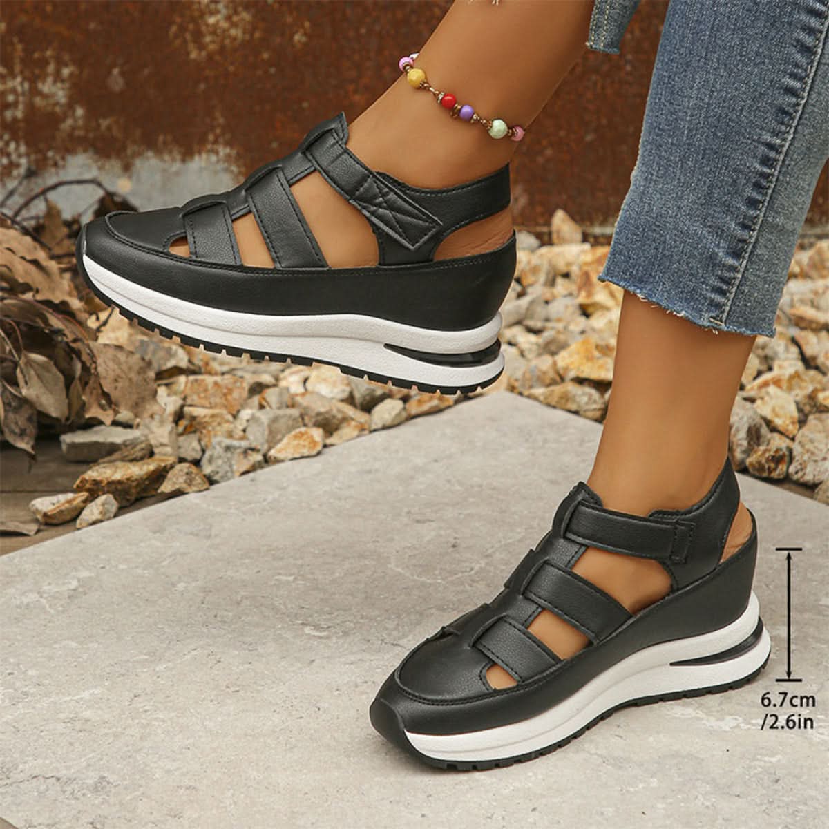 Morgane™ | Sandales avec fermeture velcro