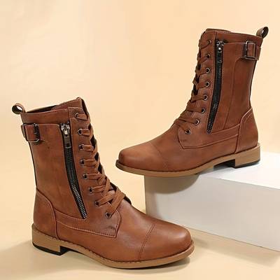 Isabelle | Bottes Élégante Pour Femme | À Lacets
