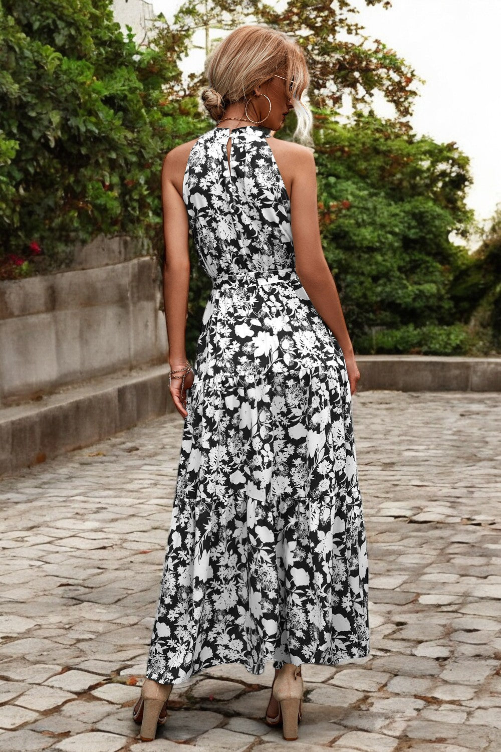 Solène | Robe d'été Dos nu pour femme | Maxi