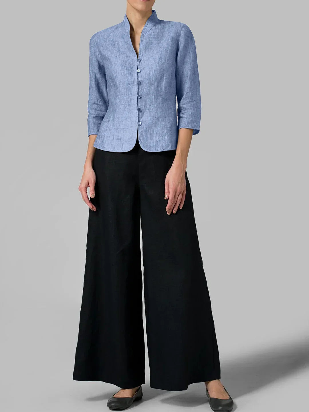 Brynna | Chemisier manches 3/4 pour femme | chic