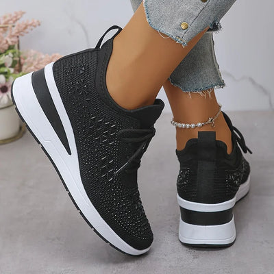 Clara | Baskets orthopédiques avec strass scintillants