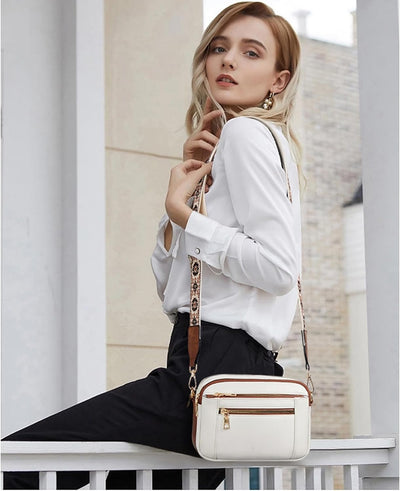 Camilla | Sac à bandoulière en cuir finement travaillé