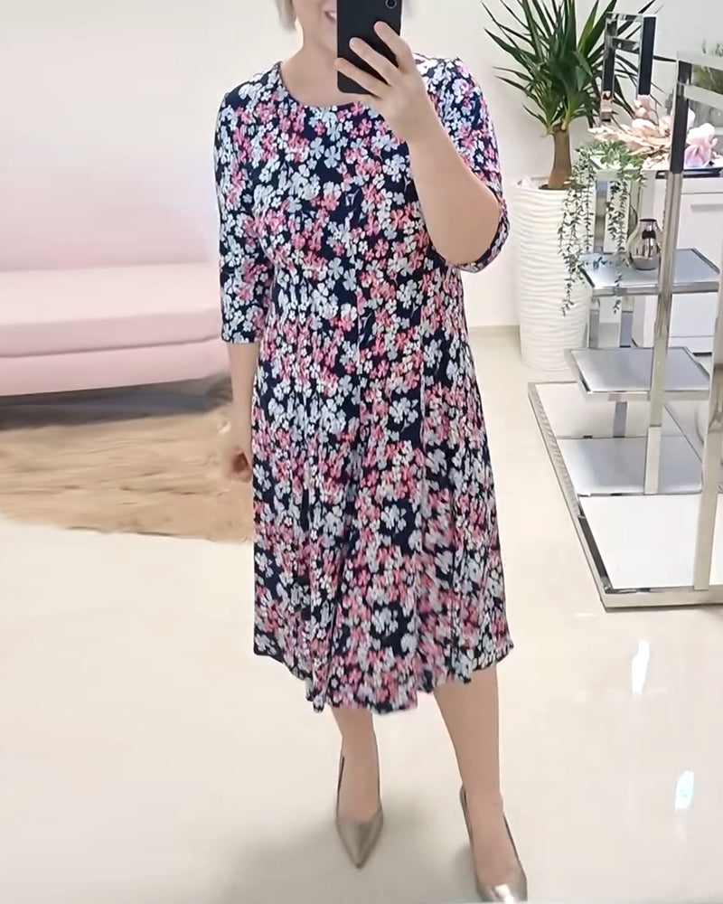 Robe Décontractée Imprimé Fleuri