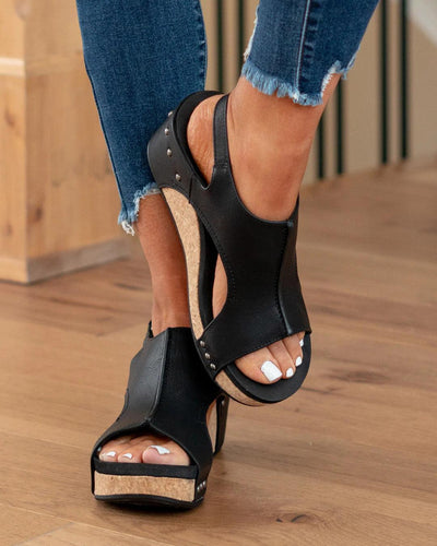 Sandales femme – Bout ouvert ergonomique – Semelle liège – Design ajouré stylé