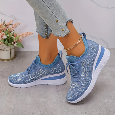 Clara | Baskets orthopédiques avec strass scintillants
