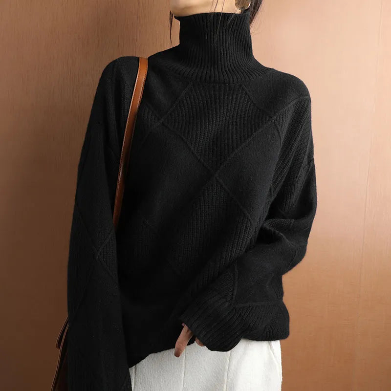 Mara™ - Pull à col roulé doux et confortable