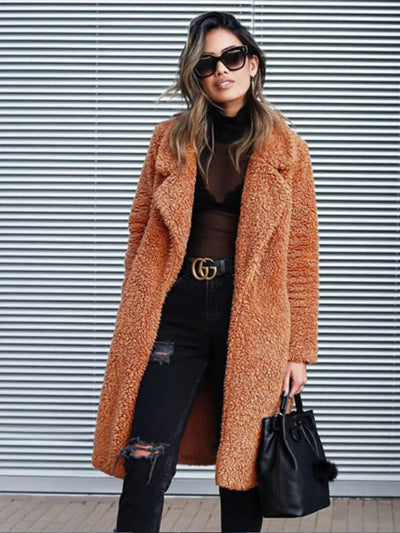 Manteau Douillet | Effet Mouton | Chaleur Stylée