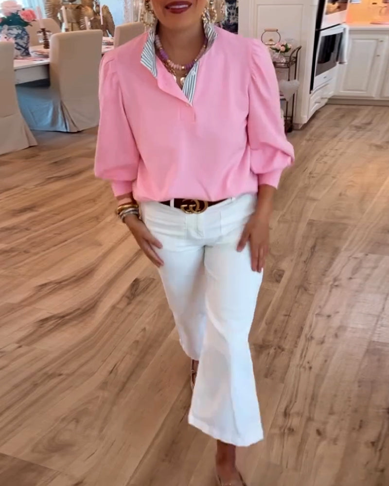 Blouse Tempérament Décontracté