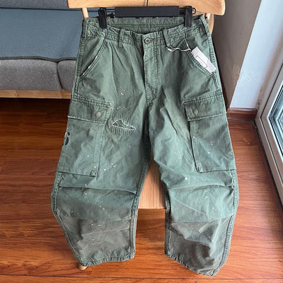 Pantalon cargo ample et résistant