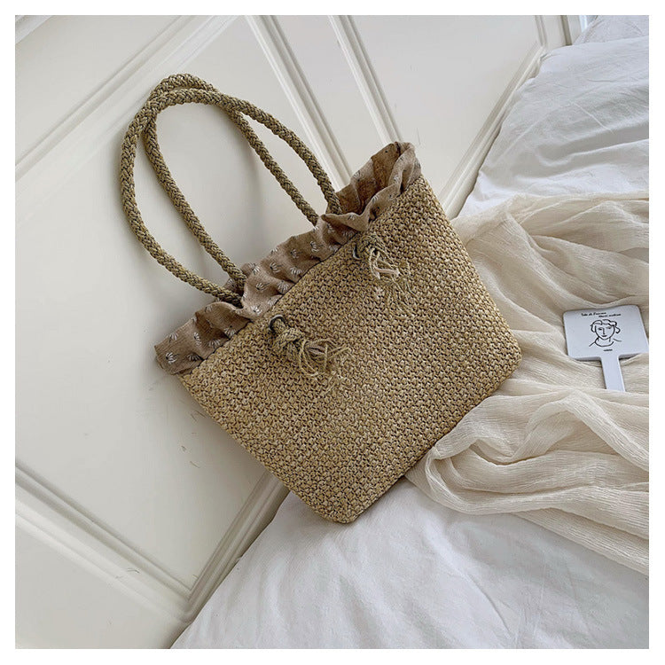 Louisa - Sac de transport tissé élégant pour la femme moderne