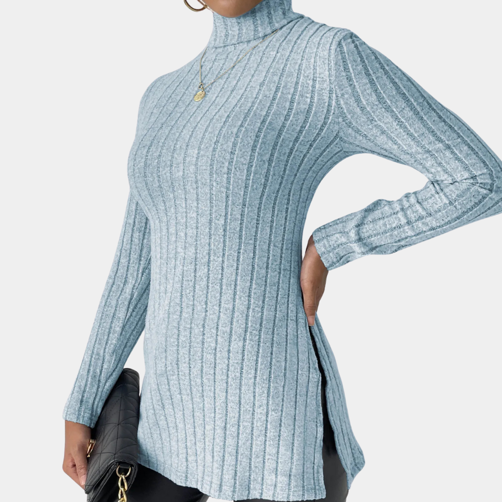 RUE - Pull Épais à Col Montant pour Femmes
