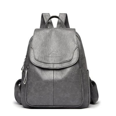 Sac à dos en cuir antivol pour femmes élégantes | Edah