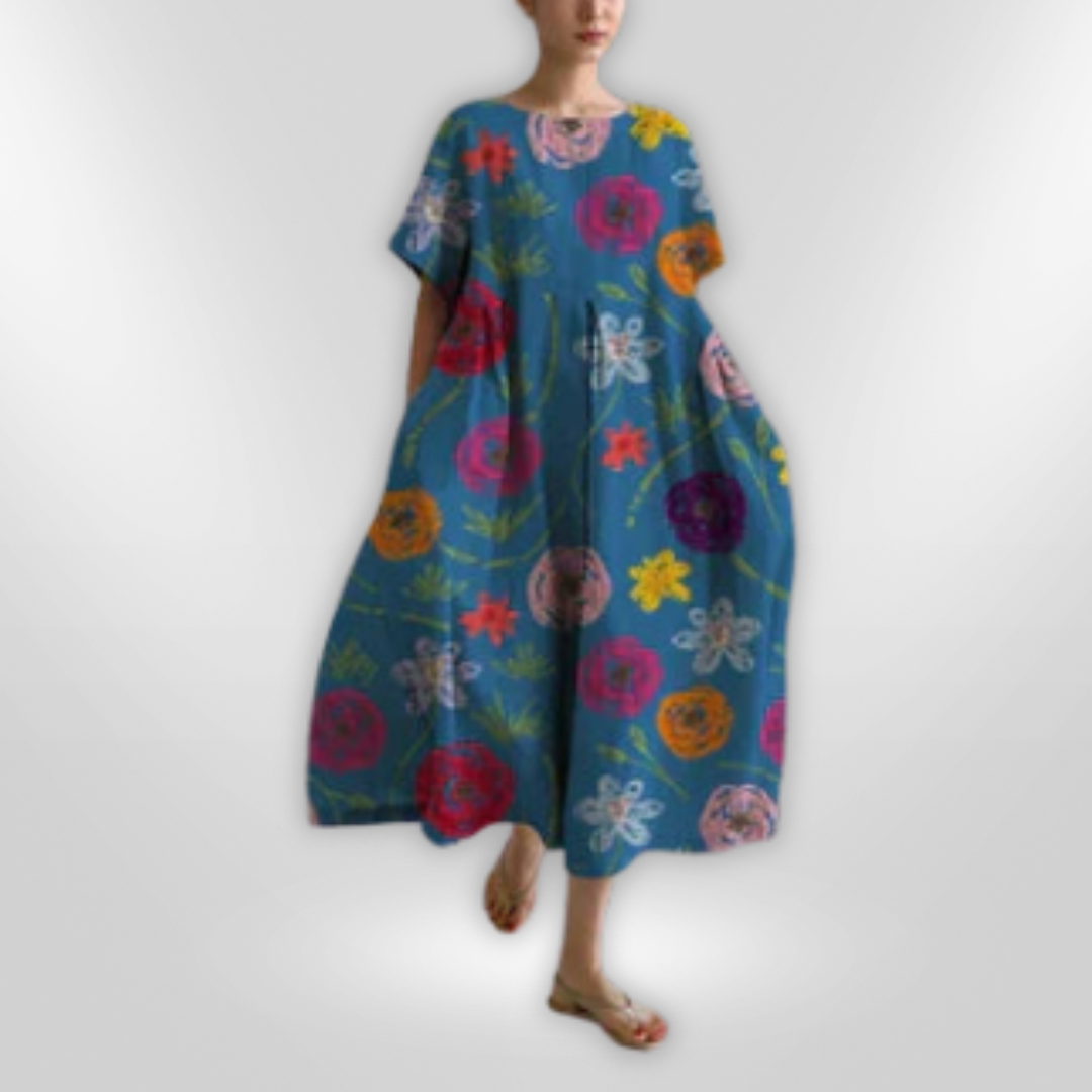 ZARA | robe à fleurs