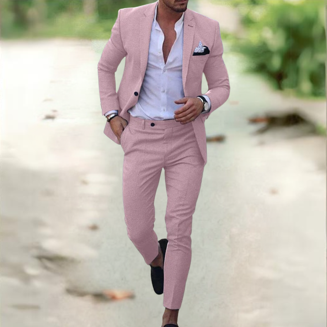 Viktor | Ensemble costume en lin pour un style raffiné