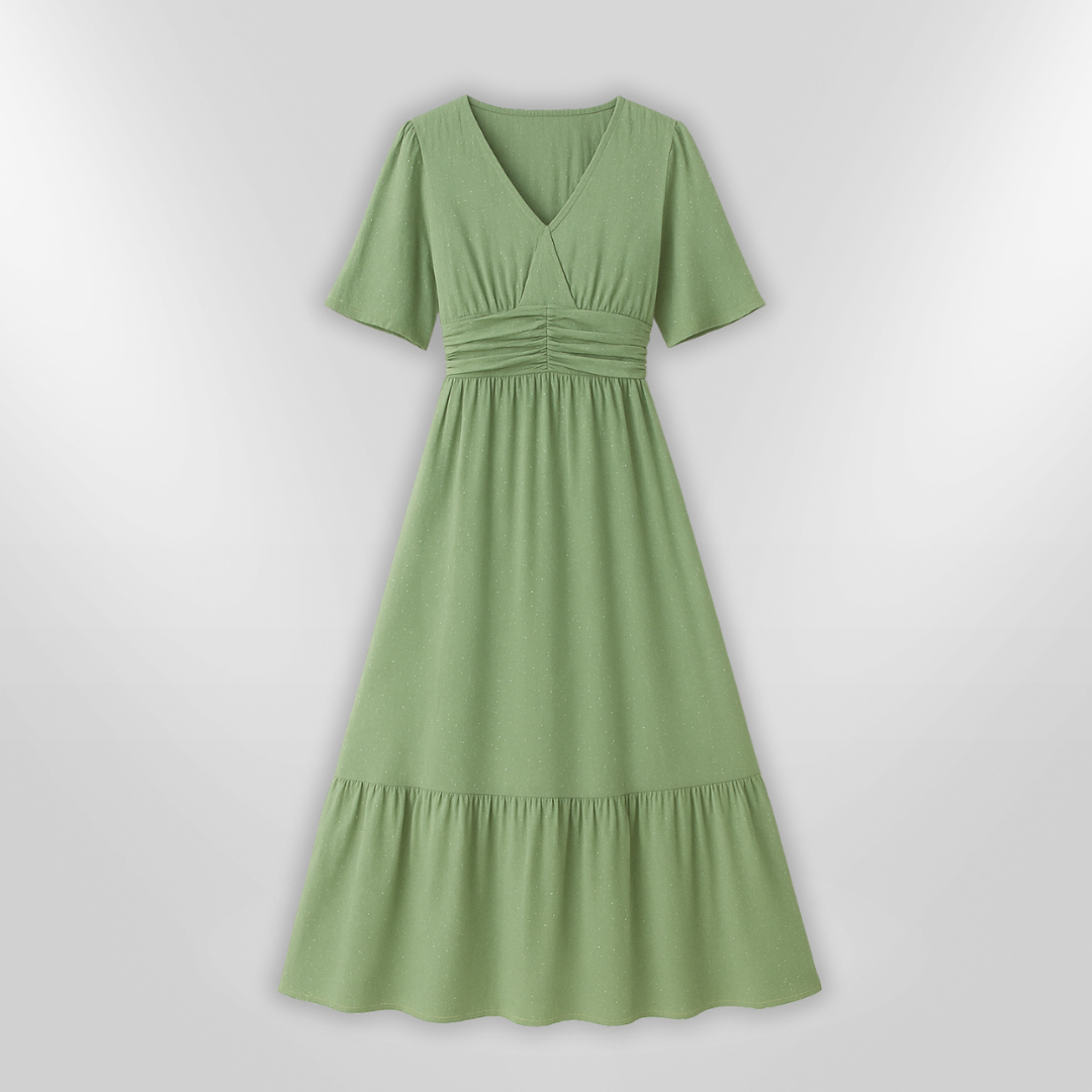 RENATA | robe à col en v