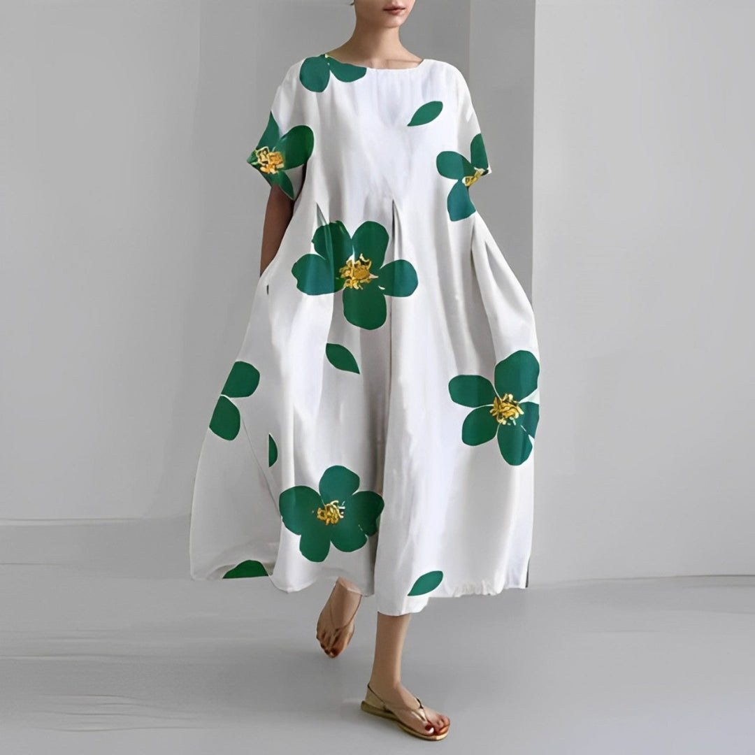 MAGNIFIQUE | Robe avec Flair Espagnol | Robe d'Été Élégante