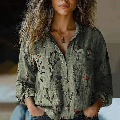 NIVES I BLOUSE VINTAGE IMPRIMÉE