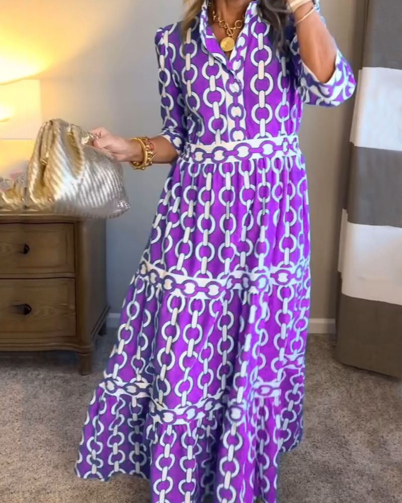 NAELIA - ROBE IMPRIMÉE BOHO