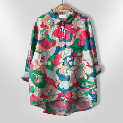 VIRGINIA | Chemise florale artisanale