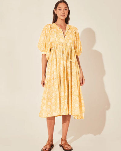 AMARE - ROBE BOHO À MOTIFS FLORAUX