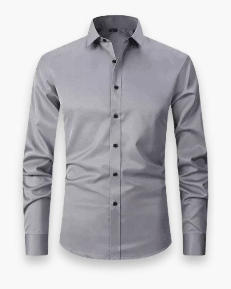 Chemise élégante ajustée homme | Tissu respirant