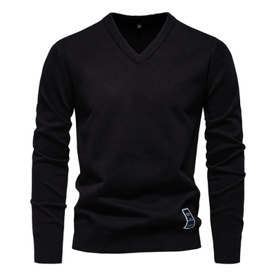 Angus | Pull classique col V homme