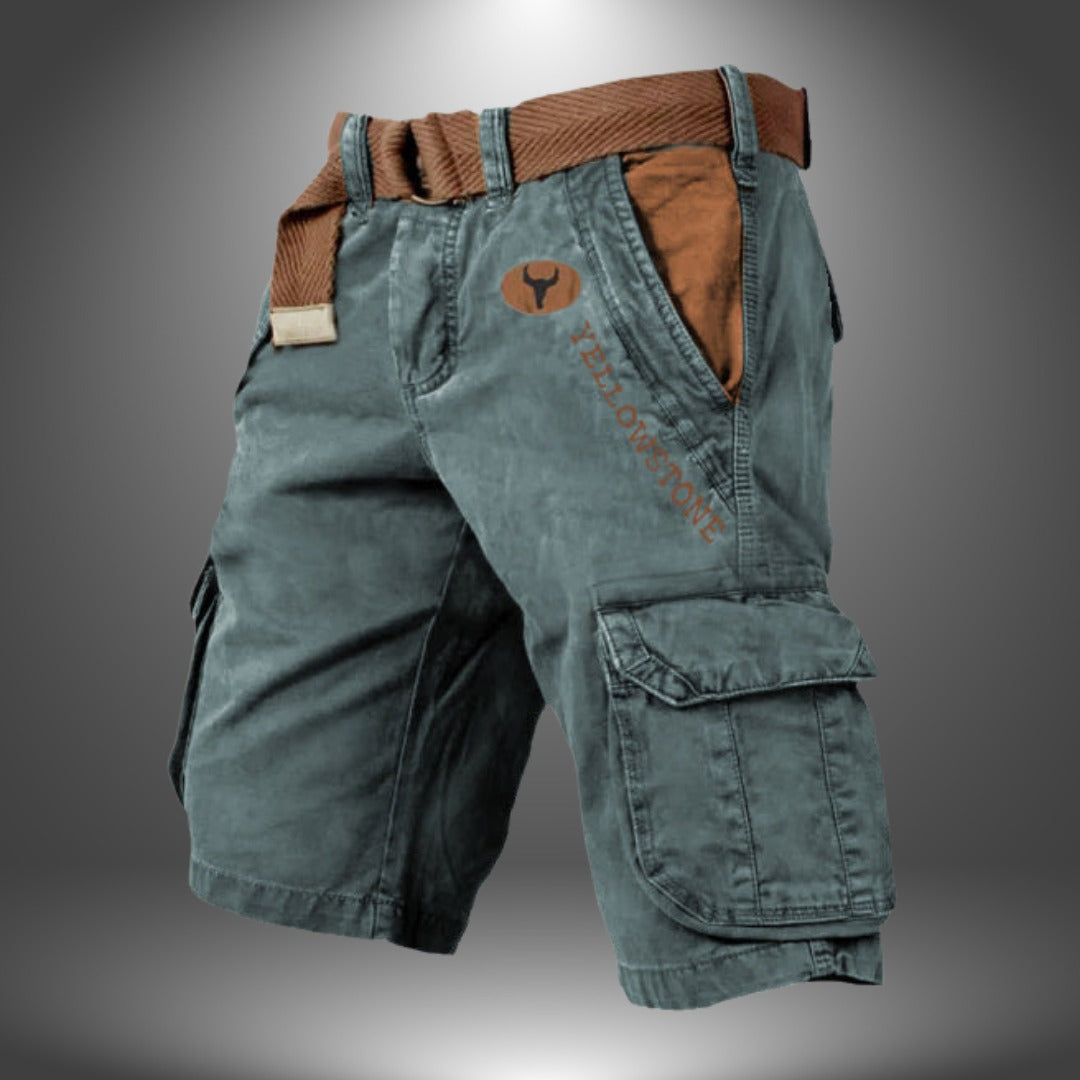 Short cargo artigianale da uomo