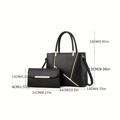 Amanda - Élégant ensemble de sacs à main 2 pièces pour un look d'automne chic