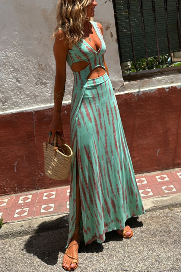 Dixie | Robe Maxi Chic avec Détails Découpés