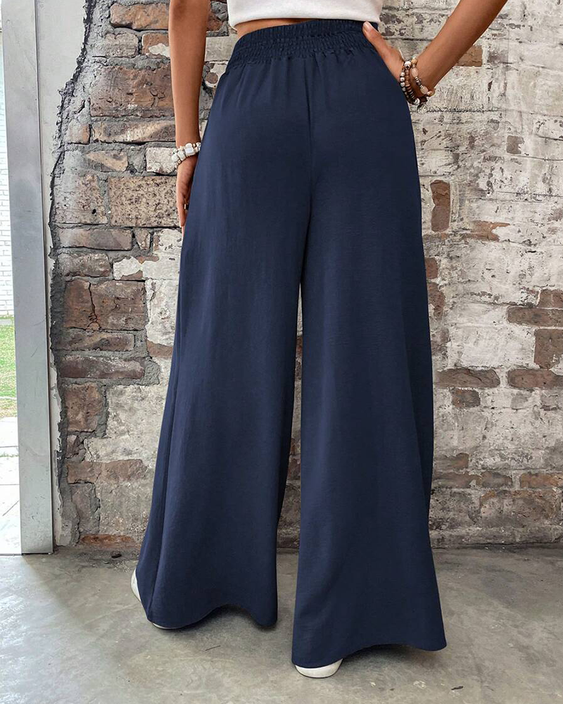 Pantalons Confortables Décontractés Large Jambe