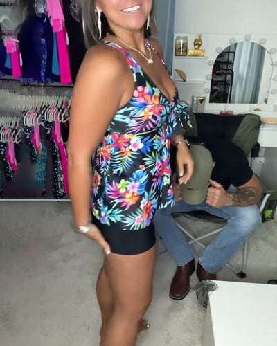 Maillot de Bain Sexy à Imprimé Tendence