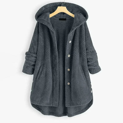 Morgane™| Billie manteau à capuche côtelé