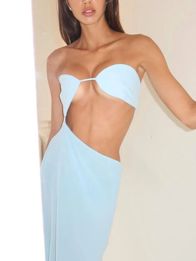 Robe de soirée sexy dos nu