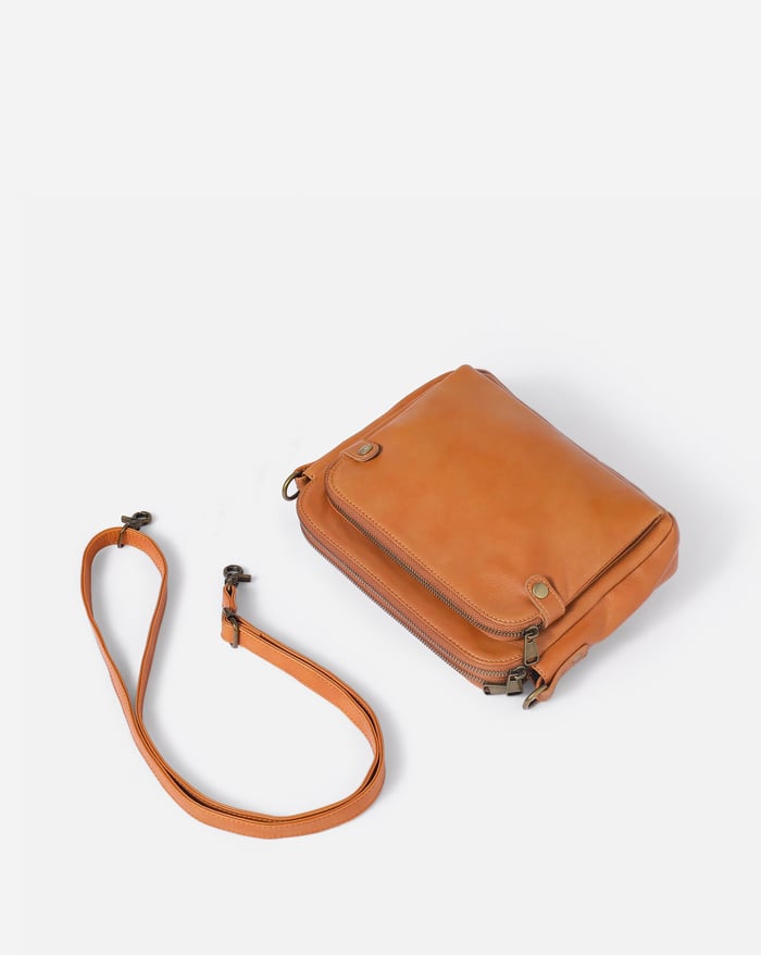 KIM™ - SAC À BANDOULIÈRE EN CUIR PRATIQUE ET ÉLÉGANT