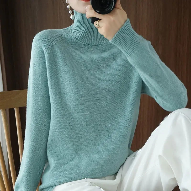 Marlene™ - Pull décontracté ample avec col montant