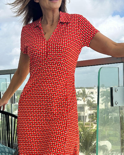 Robe Revers Diamant