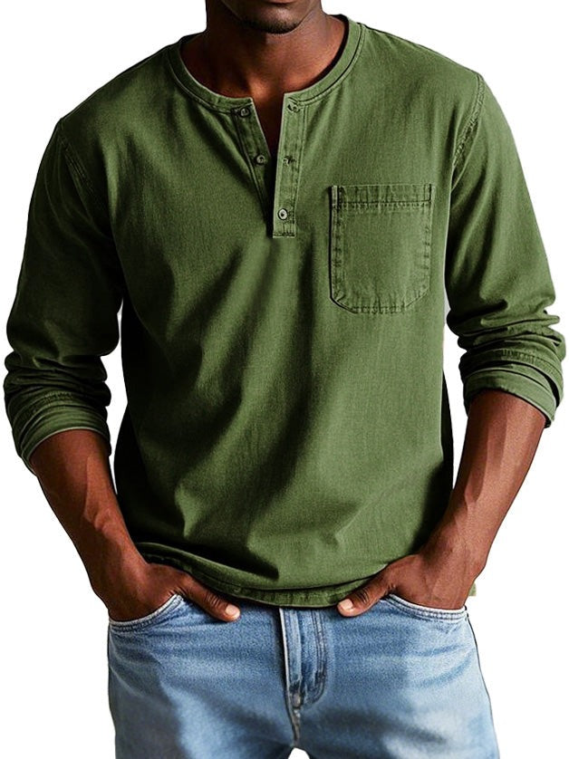 T-shirt boutonné