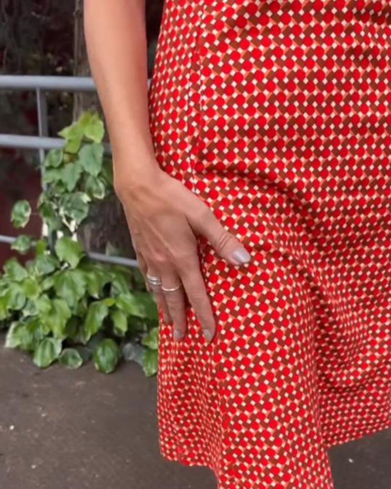 Robe Revers Diamant
