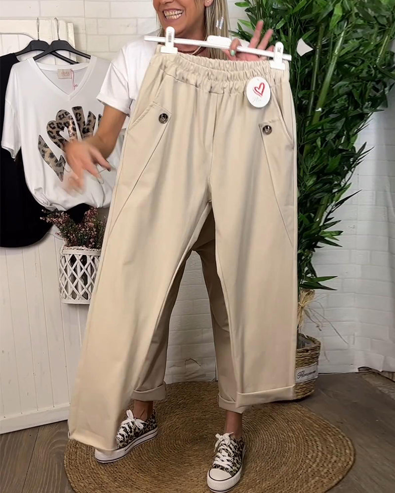 Pantalon Harem Crayon