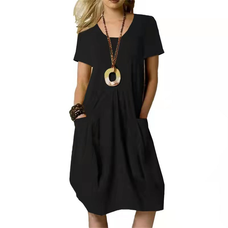 Anjie | Robe d'été Simple pour femme | Mini