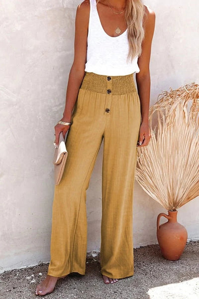 Riana™ | Pantalons Relaxed Taille Haute